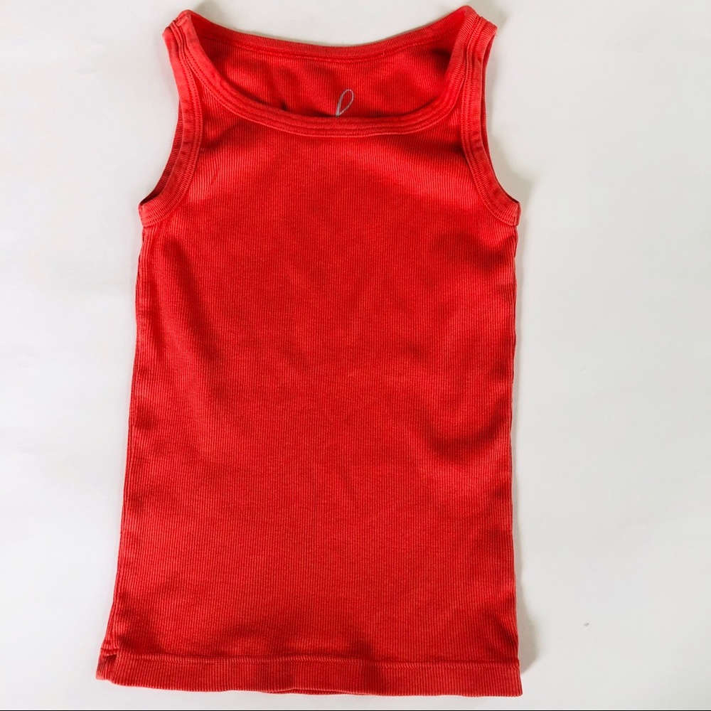 Peek S(4-5) ribbed coral tank top
